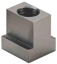 FCO8 - T-Slot Nut (Ground) Ground surfaces provide accurate positioning inside of T-slot. CLAMPING FIXTURES Material: Medium Carbon Steel. Hardness: HRC 30-35.
