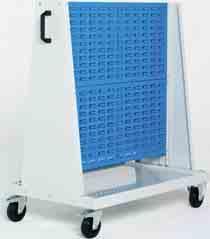 GROUP 404 STORAGE BIN SYSTEMS Louvred Trolleys These trolleys allow components or tools to be easily transported around the workplace.
