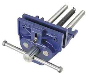 The quick release mechanism is engaged using a trigger action. Clamping control is returned to the screw upon release of the trigger. Designed for bench mounting.