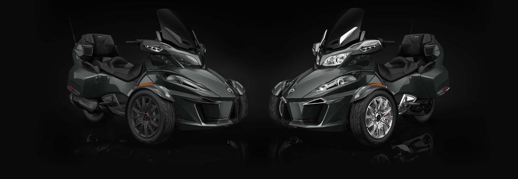 SPYDER RT LIMITED CHOOSE YOUR STYLE DARK EDITION For a distinctly urban look, the eye-catching Dark Edition is the way