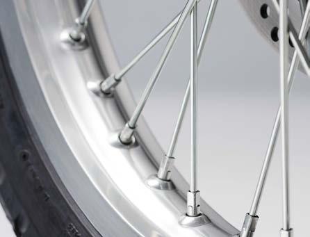 retain its good looks for years to come. * Lightweight aluminium rims are highly resistant to corrosion.
