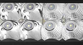 5 - Combo Beam 20 High intensity LEDs, die-cast aluminum housing 6480 lm* 72 W s 358 x 86.5 x 78.5mm 1VF-357208-051 / VF2085 4 1 10800 lm* Sport Series Light Bar 40 LED / 21.