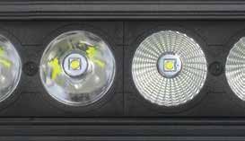 power LEDs, die-cast aluminum housing,polycarbonate lens 2 16200 lm* 180 W 31.3" W x 2.5" H x 3.