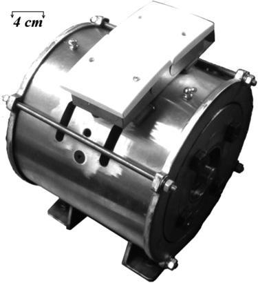 In each rotor disc, four axially magnetided Nd Fe B permanent magnets are mounted on the disc surface facing the stator. The permanent magnets used in the machine prototype have 1.