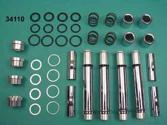 XL EVO 1986-On Pushrod Cover Kit Complete kit includes upper, lower and inner