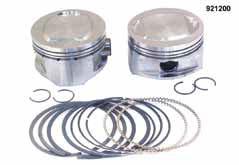 S&S TC Cylinder Kits 9100199 92-1200 Series Pistons for 95 Hot Set Up Kits pistons have a 5.