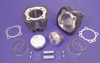 8:1 Silver Black Description 9100207 9100208 Cylinder set VT TC-88 to 95 Big Bore Kits 2000-06 Available in choice of black wrinkle or silver finish.