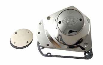 59707 S&S Billet Gear Cover for Evo Style S&S Engines with Crank Position Sensor Ignition This gear cover is intended for engines that make use of a notched flywheel