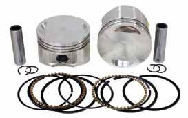 Wiseco Piston Kits 35985 Wiseco BT Evo 1984-99 (80 cu. in.) 8.5:1 compression with Hastings X Ring package. Will also fit Screamin Eagle cylinder head with 9.