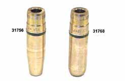 308 AV&V High Performance Valve Guides for Evo and Twin Cam Models to 2004 These manganese bronze guides are stock length for direct stock replacement. Use with.530 valve seals.