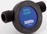 Shurflo Accessories Drill Pump Attaches to any standard 1 4 [6.35 mm] drill motor. Ideal for pumping water from appliances, aquariums, water beds, sinks, toilets or drums. Includes a 1 4 [6.