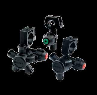 PROFLO Nozzle Bodies Nozzle Bodies with the Highest Flow Rates in the Industry FEATURES Three turret styles for an easy change of spray nozzles: single, 3-way, and 5-way Provides lowest pressure drop