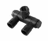 Nozzle Body Accessories Wet Boom Blanks Part Number Material Description 400059 Nylon 3 4 Pipe 400069 Nylon 1 Pipe 400059P* Polypropylene 3 4 Pipe 400069P* Polypropylene 1 Pipe *Comes standard with