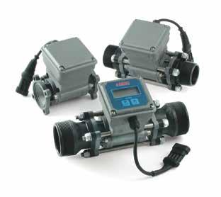 Measurement Components Orion Flowmeters 2 3 1 1-Visual-Flow Flowmeter With Male Thread Adapters New digital technology converts fluid ion flow into gpm/lpm, virtually making mechanical flowmeters