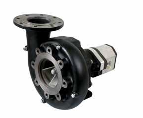 Hydraulically-Driven, Cast Iron Series 9308C Features 5 ANSI-flanged inlet x 4 ANSI-flanged outlet 316 stainless steel impeller for superior corrosion resistance 9308 versions include a two-piece