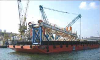 KIM HENG 2378 Offshore Ballastable Work Barge 230ft x 64ft x 14 ft Deck Load 15 T / M2 Classification : American Bureau Shpg ABS Reg. No.