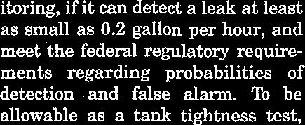 1 gallon per hour and meet the requirements of detection and false alarm.