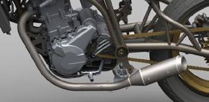 Standard with twin disc option 02 / Titanium Exhaust System This