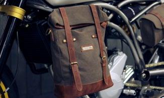 LEATHER Add some luggage to give yourself more excuses to get out and ride 01 / Leather + Canvas