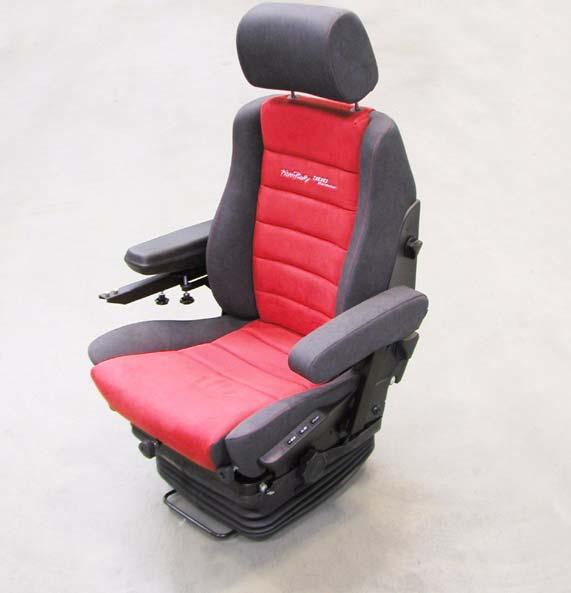 20 62 DRIVER'S SEAT Description of function: 1 SAFETY HEADREST height and angle adjustable 2 HAND WHEEL for side-section adjustment for individual adaptation 1 2 3 4 5 6 7 of the lateral control 3