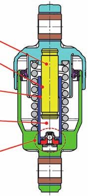 NTN TECHNICAL REVIEW No.83(2015) Rod Leak gap Valve sleeve Pressure chamber Check valve valve sleeve.