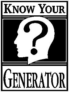 KNOW YOUR GENERATOR Read this owner s manual and safety rules before operating your generator.
