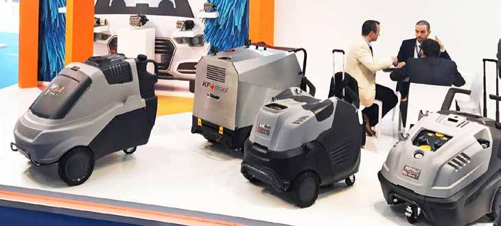 Comet Trade Fair Report 05 PROFESSIONAL HIGH PRESSURE WATER CLEANERS Many new business