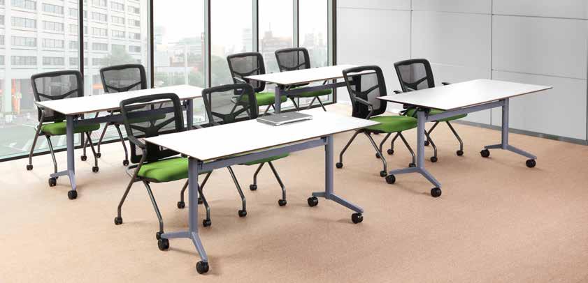 Nesting tables + chairs Flip Top Nesting Tables * Ideal for classroom, meeting and institutional applications, Performance s heavy duty flip