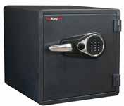 Black $1865 1-Hour Fire Safes and Water Resistant ETL Verified for 1-hour fire protection of CDs, DVDs, memory sticks and USB