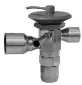 Thermostatic Expansion Valves CATALOG Page 3 Type RZE Knife Edge Joint Standard Cap Tube Length 30 in. (76 cm) 1.