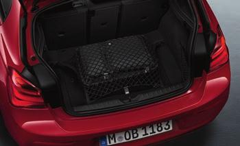 5 Luggage compartment net This prevents loose items from slipping in the luggage compartment.