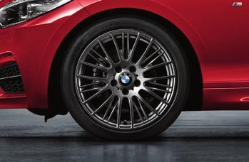 burnished on the visible sides and featuring the BMW M logo.