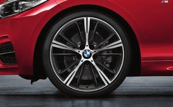 They are optimally matched to the vehicle s design, impressively accentuate the striking BMW look and are available