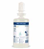 Tissue & Washroom Tork Liquid Soap & Dispenser Cleans and actively conditions the skin with a mild formulation.