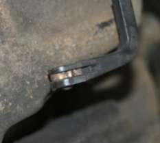 With the Brakes all attached, ensure that the Brake Pad Wear Sensor has the