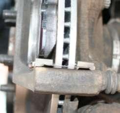 With the brake Calliper, spray plenty of brake cleaner on the calliper and then use a Calliper Piston Retraction tool or other home made