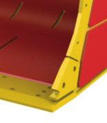 6 MH and GP buckets feature curved sidebars for improved material retention. Hinges for Fusion Quick Coupler, or pin on. 5 9 1 3 11 8 4 12 2 14 13 10 5 7 1.