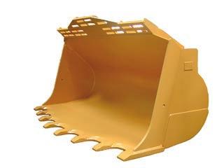1 cum Coal buckets are designed for the optimal capacity and are standard equipped with a spill guard to prevent material (Coal) to fall on top of the machine linkage.