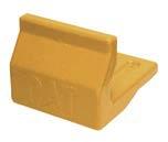 Heel Shroud Heel shrouds are used to protect the lower outside corner of all types of Caterpillar buckets.