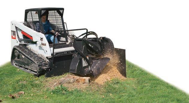 The Right Tracks Bobcat T180 and T190 compact track loaders deliver top traction for