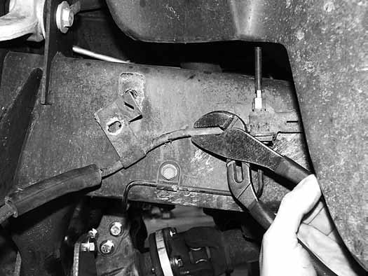 (typically about 27 ). Torque the lower control arm hardware to 125 ft-lbs. Note: Failure to complete this step will result in premature lower control arm bushing wear as well as poor ride quality.