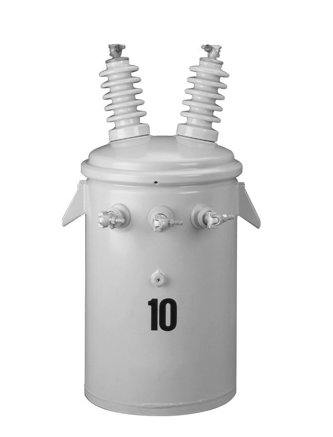 Distribution Transformers Single-Phase Overhead Electrical pparatus 0-0 GENERL ooper Power Systems manufactures a complete line of single-phase overhead-type distribution transformers.