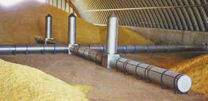 Quonset Systems Custom designed to fit almost any size quonset Aeration and conditioning systems Cools hot grain to avoid spoilage
