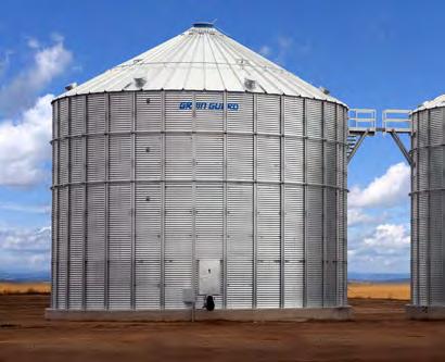 provided by Grain Guard.Grain Guard bins stand up to the elements.