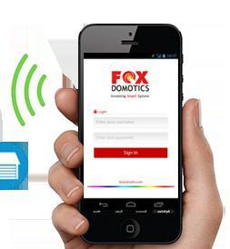 Control Remote Touch App Ø Capacitive touch control with glass finish. Ø Fox IR/RF remote for local control.