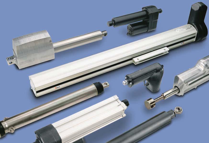 Linear actuators for industrial, mobile,