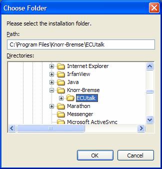 If the Install ECUtalk PC Diagnostics button was selected, the user can choose between "Automatic" installation and "Custom Setup" as shown below.