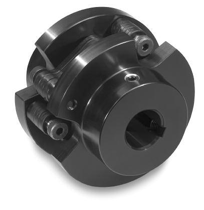 CONTRO-FEX COUPINGS Bolted-Style The construction of a Control-Flex Coupling consists of two hubs (to be attached to the shafts) and a center flex member.