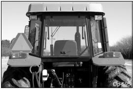 Consult an authorized tractor dealer for lighting kits and modifications available to upgrade the lighting on older tractor models.