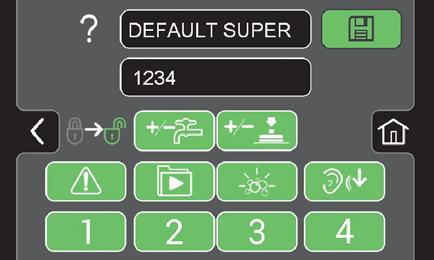 Then press the DEFAULT SUPER profile button to enter the profile settings (Figure 150 ). FIG. 147 10.
